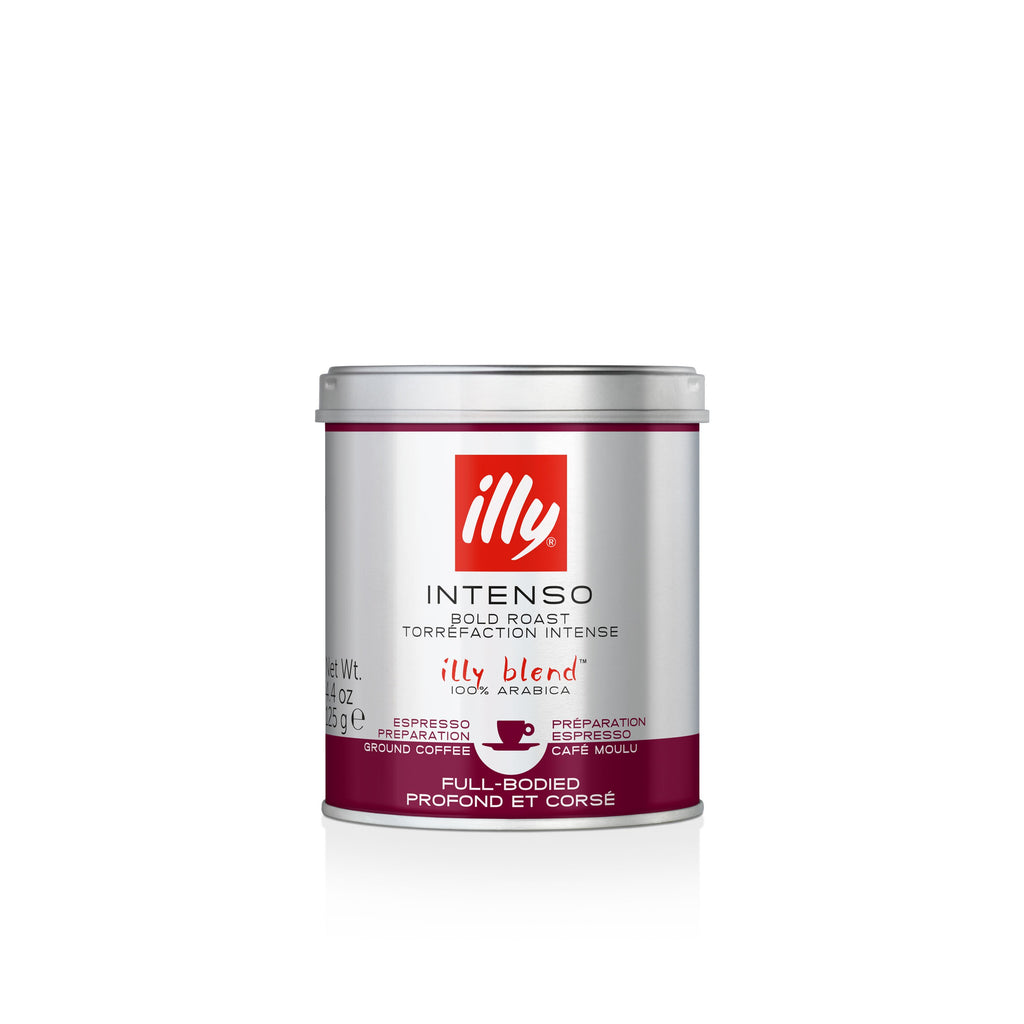 Illy Intenso Ground Coffee  (For espresso) (125g)