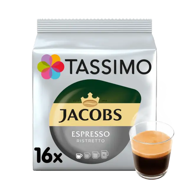 Tassimo T-Discs Jacobs Espresso Ristretto (16 Drinks)