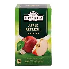[694] Ahmad Tea Apple Refresh Black Fruit Tea - Teabags (20)