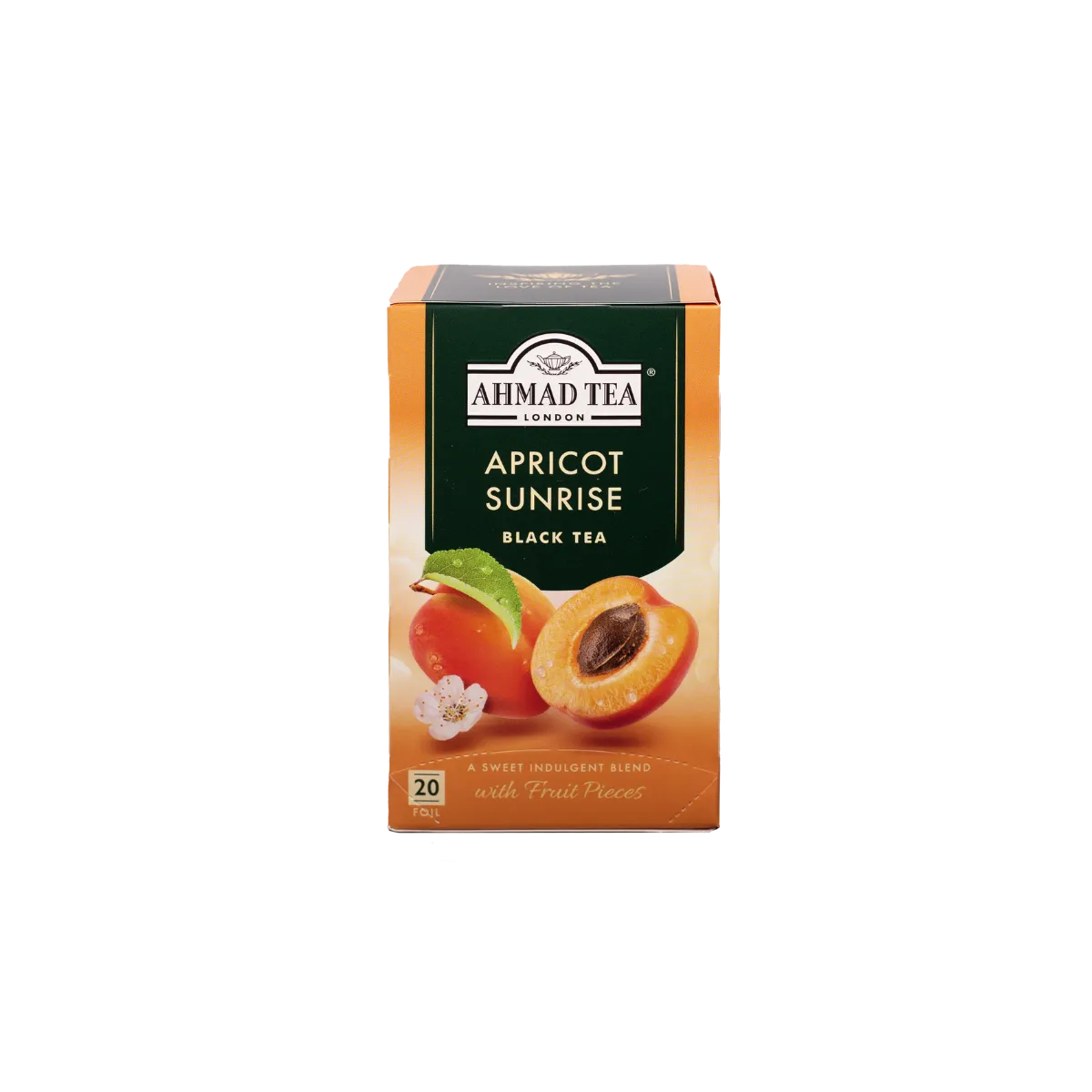 Ahmad Tea Apricot Sunrise Fruity Black Tea  - Teabags (20)
