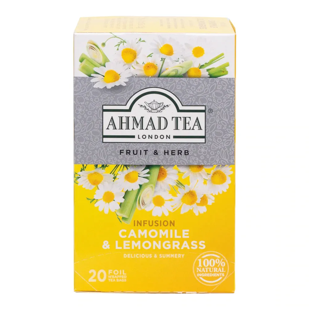 [1807] Ahmad Tea Camomile & Lemongrass Infusion - Teabags (10)