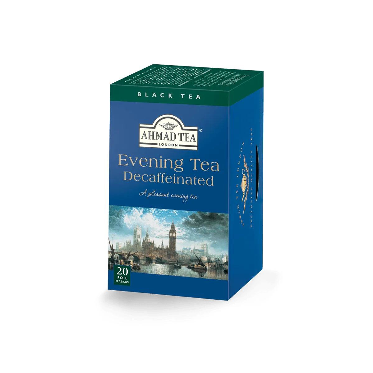 [2519] Ahmad Tea Evening Decaffeinated Black Tea - Teabags (20)