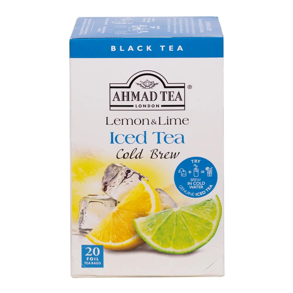 Ahmad Tea Lemon & Lime Cold Brew Iced Drink - Teabags (20)