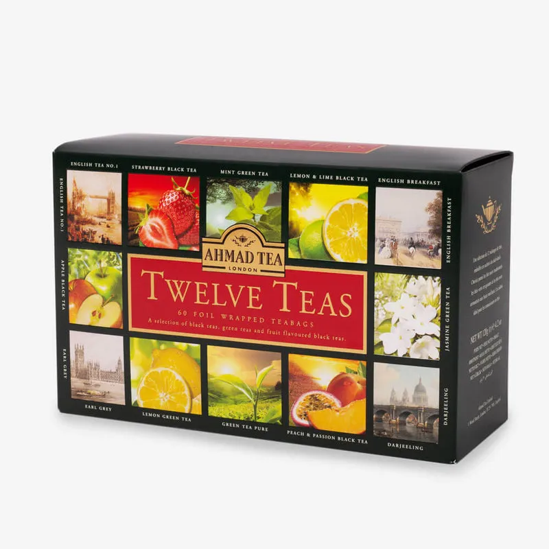 [177] Ahmad Tea Twelve Teas Collection - Teabags (60)