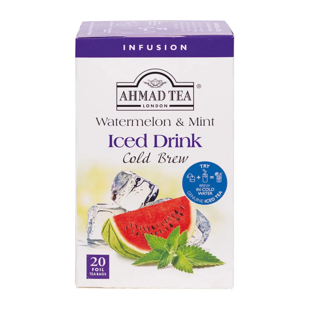 Ahmad Tea Watermelon & Mint Cold Brew Iced Drink - Teabags (20)
