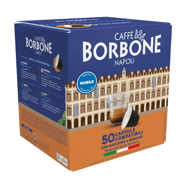 Caffe Borbone Nobile Nespresso Compatible Caps 50 pcs