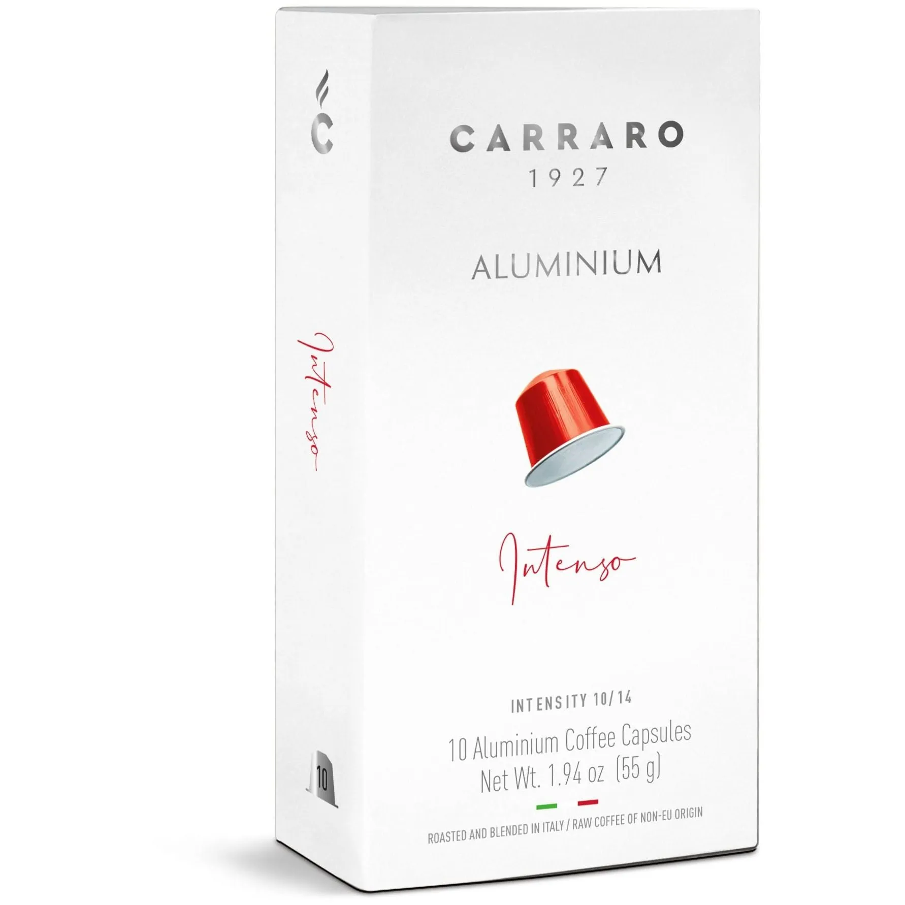 Carraro 1927 Intenso Nespresso - Aluminium Nespresso Compatible (10 Capsule Pack)