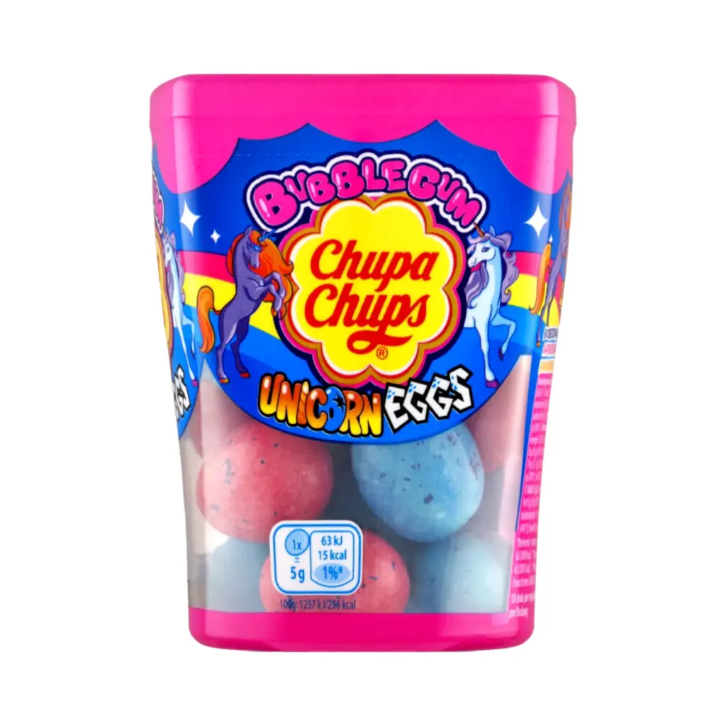 Chupa Chups unicorn eggs chewing gum - 90g