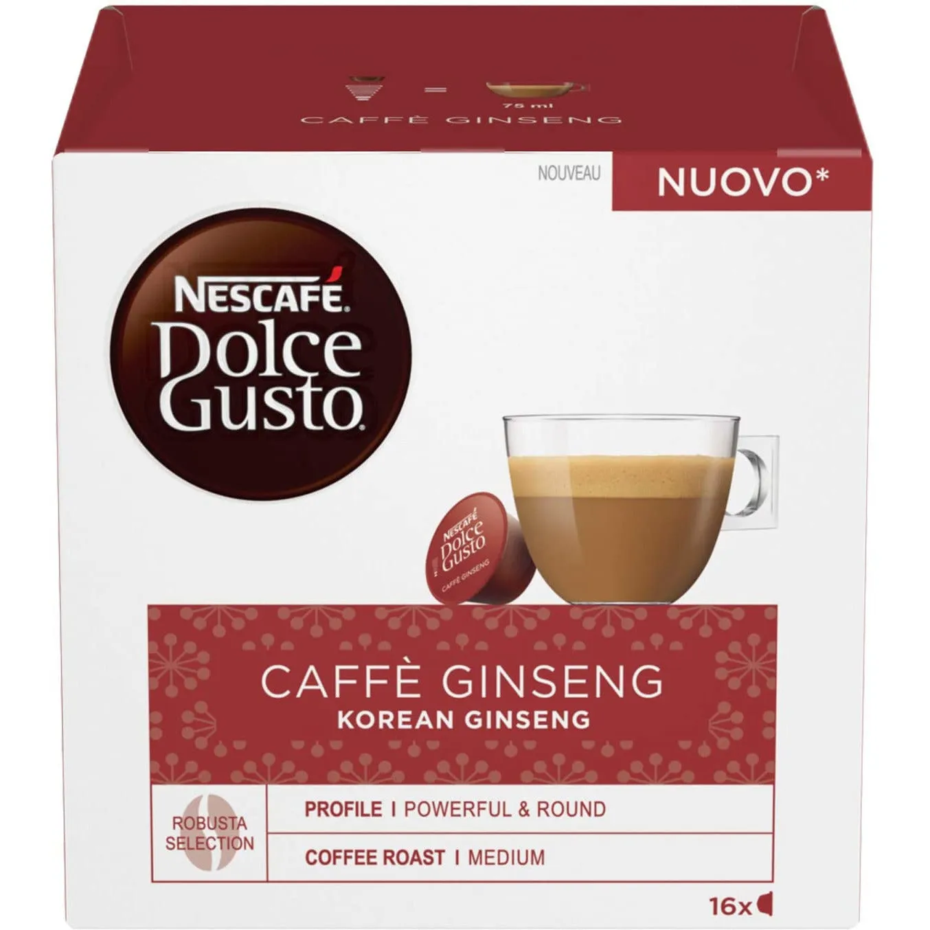 Dolce Gusto CaffÃ¨ Ginseng - (16 Capsule Pac