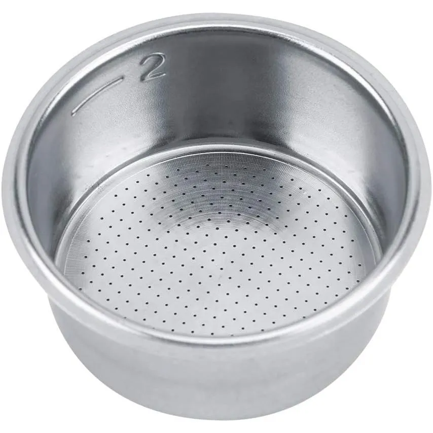 [ACC-DBASKET-51] Double Shot Basket, Non Pressurized, stainless steel, 51mm