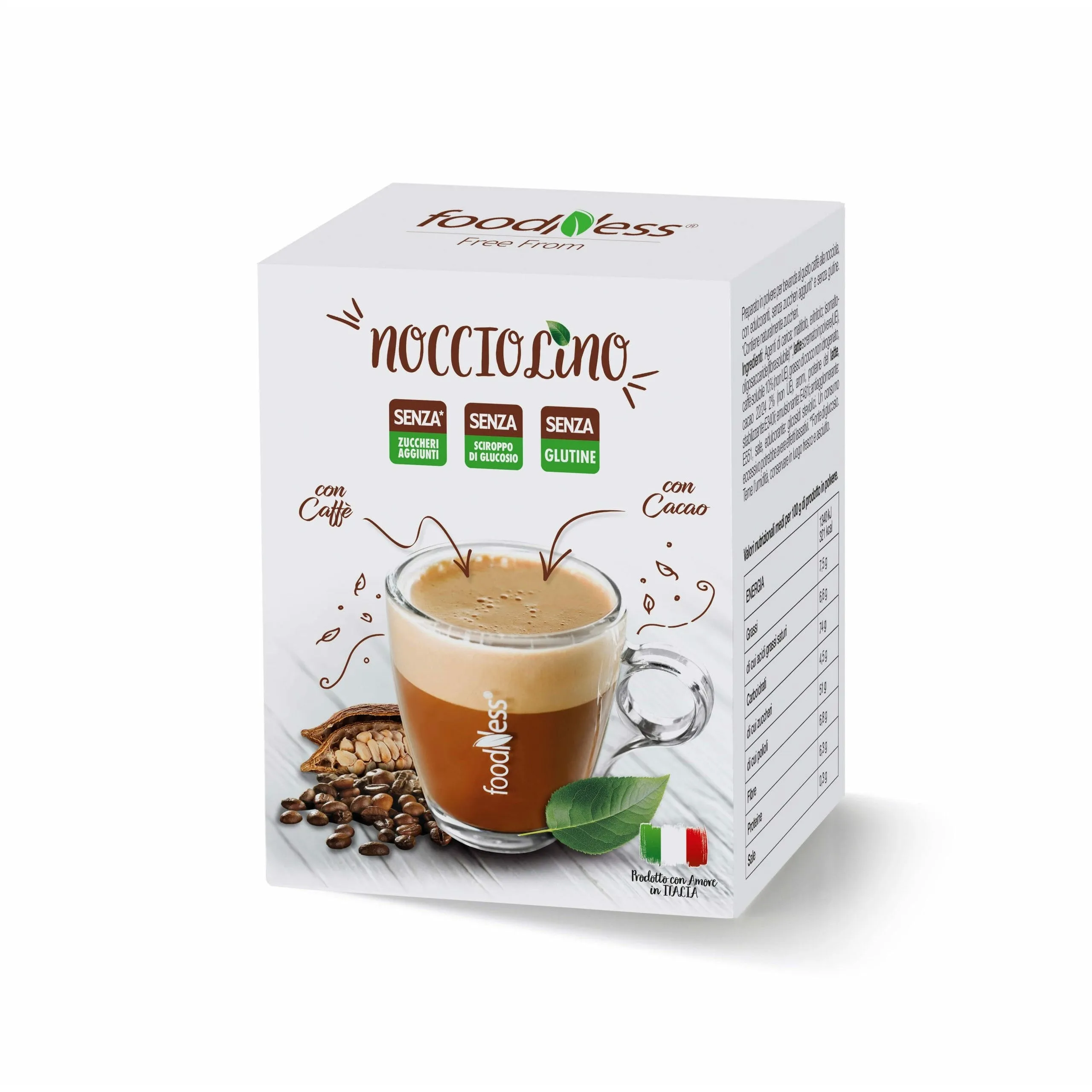 Foodness NUTTY COFFEE - Instant (10 Sachets)