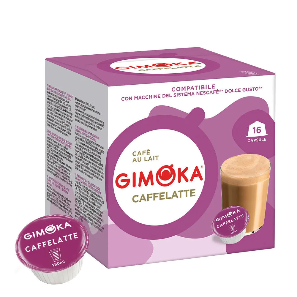 Gimoka Dolce Gusto Caffe Latte - 16 Capsule Pack