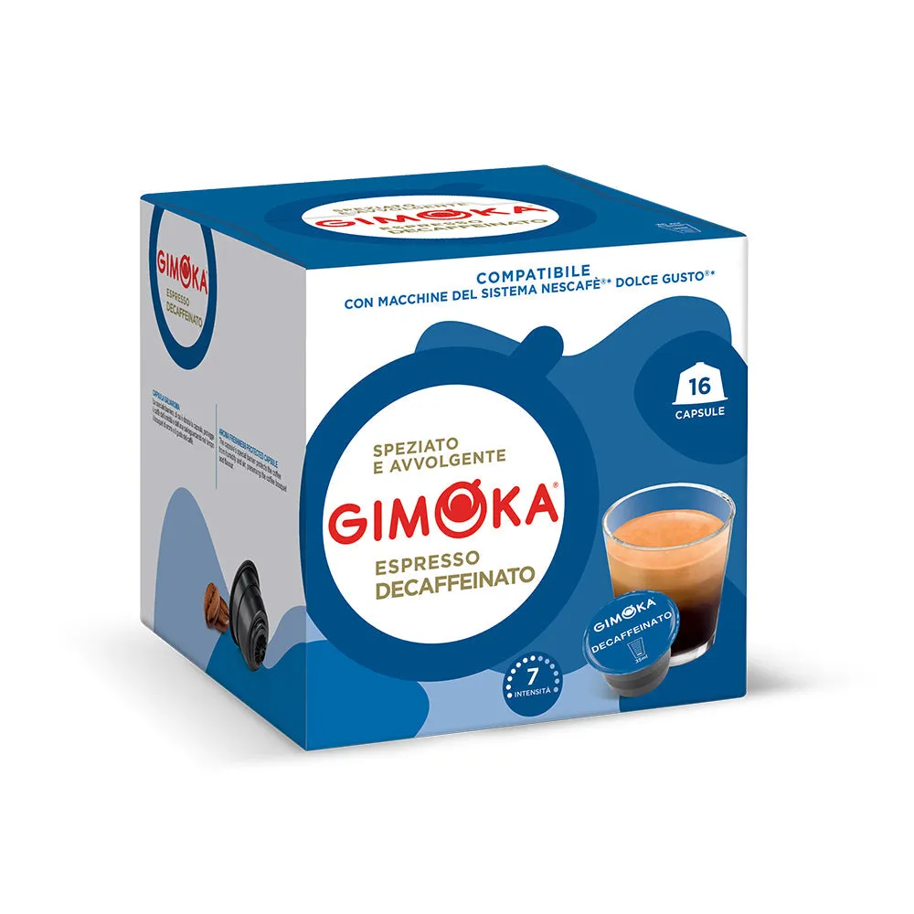 Gimoka Dolce Gusto Espresso Decaffeinato  - 16 Capsule Pack