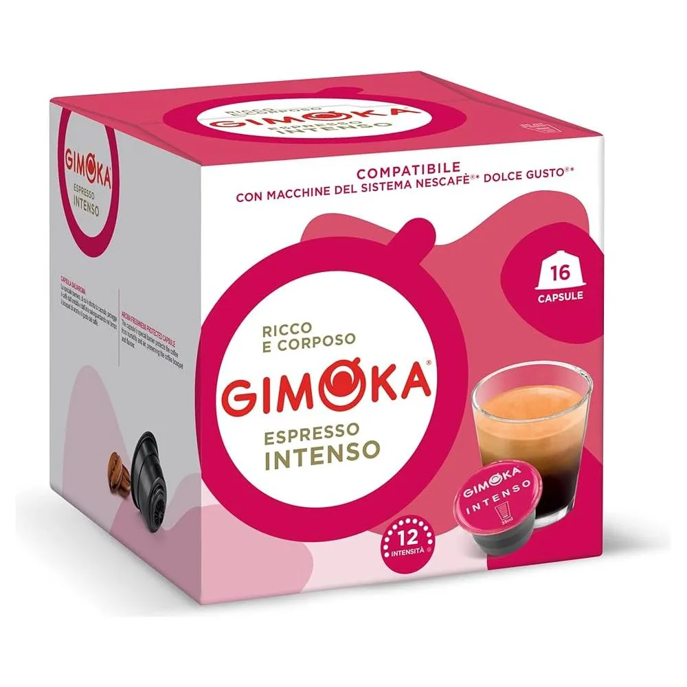 Gimoka Dolce Gusto Espresso Intenso - 16 Capsule Pack