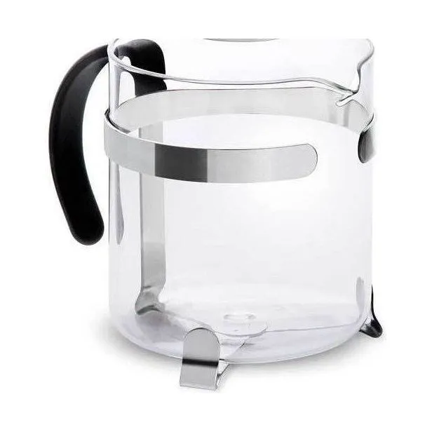 Glass and Stainless steel Tea and Coffee Cup, set of 2 - 200ml