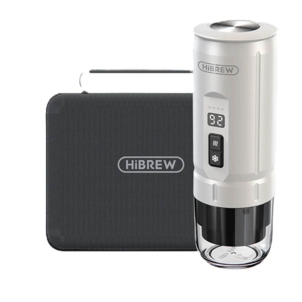 HiBREW H4C Explorer: Rechargeable Multiple Capsule Portable Coffee Machine - White