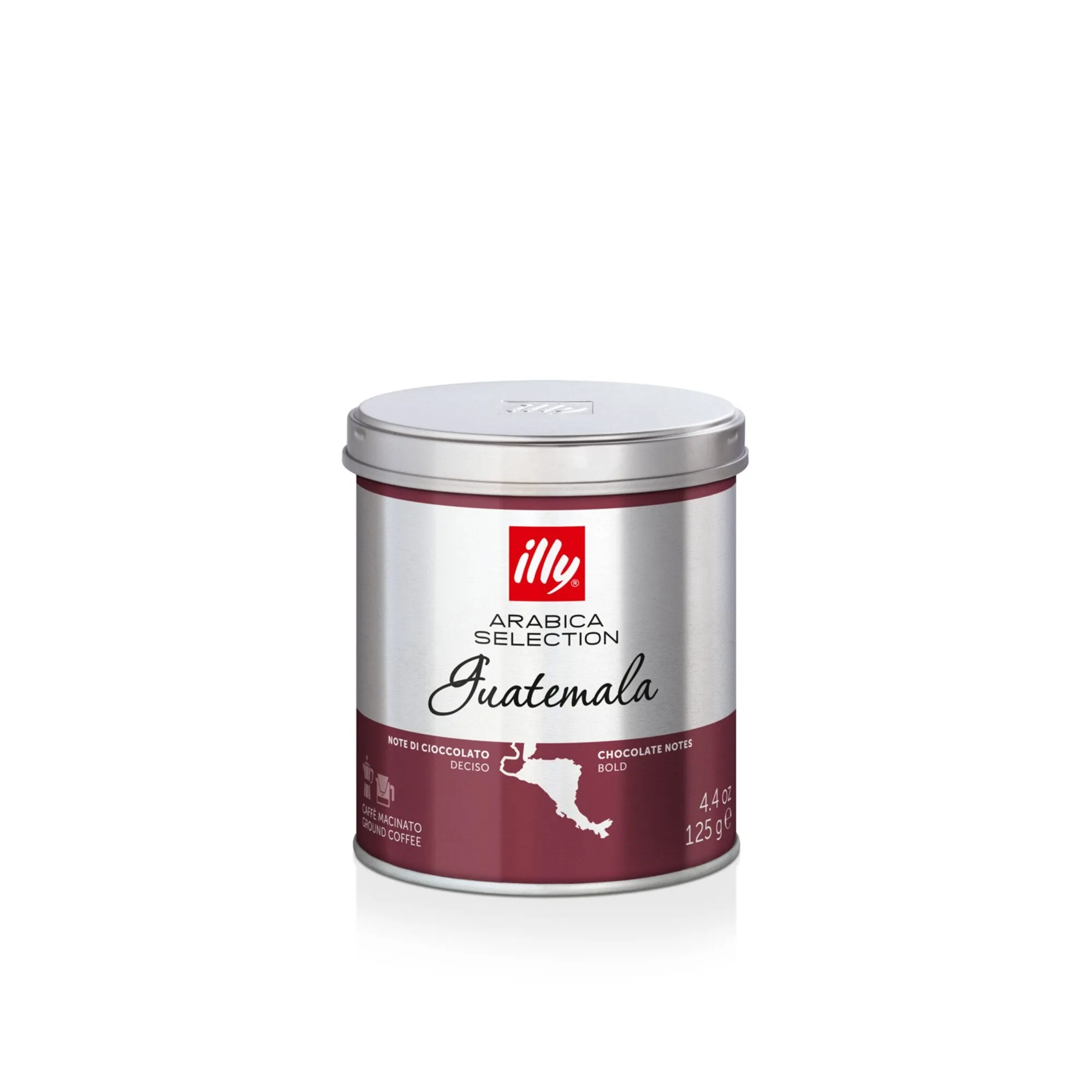 illy  Luxury Arabica Coffee Selection, Guatimala - Ground Coffee (125g)