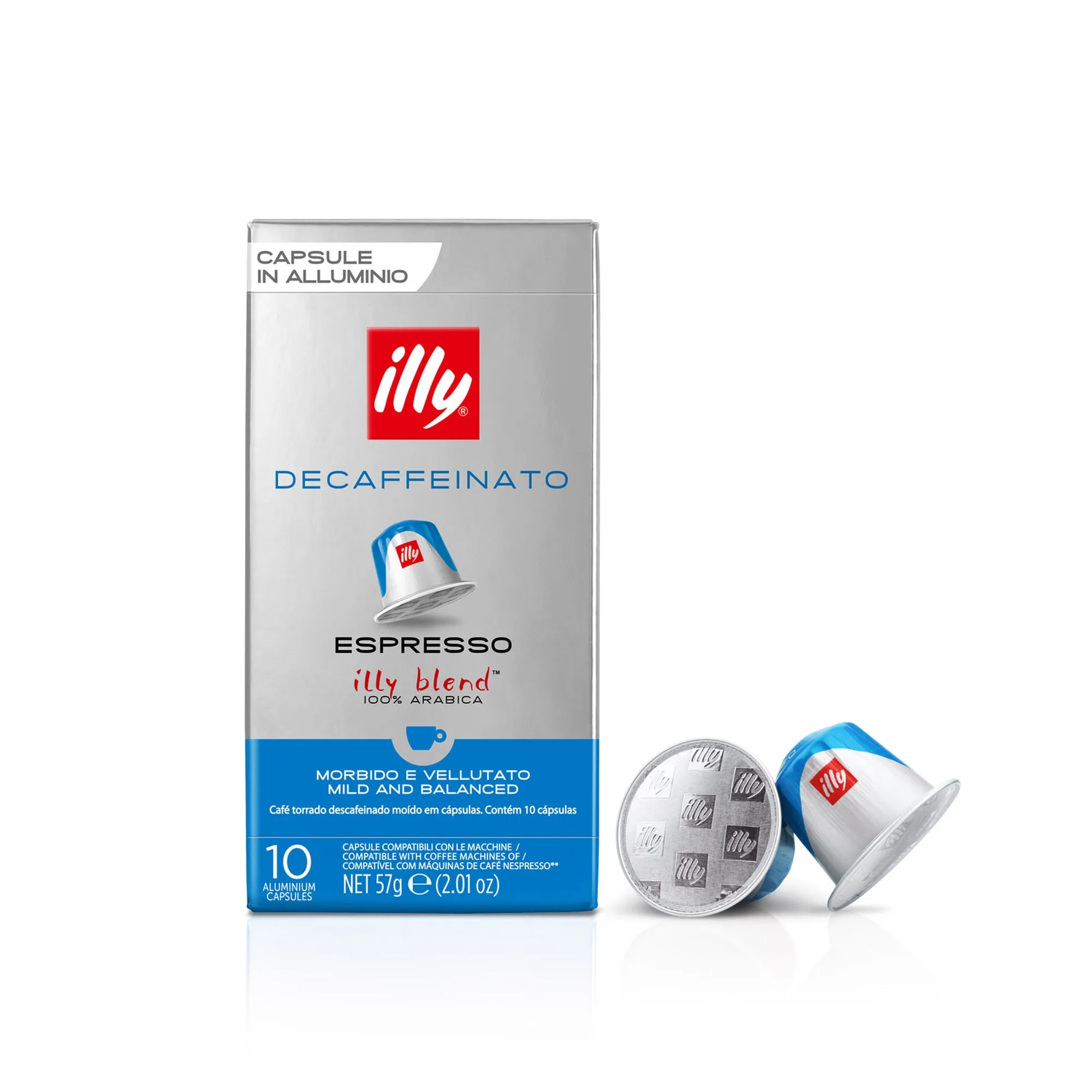 illy Decafinato Espresso - Nespresso Compatible (10 Capsule Pack)
