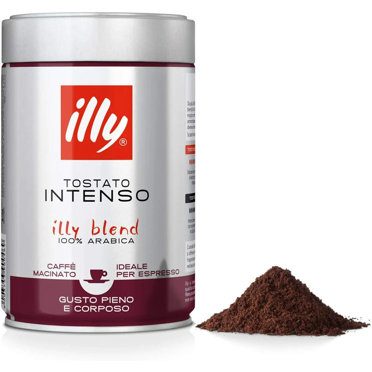 illy Intenso - Espresso Ground Coffee (250g)