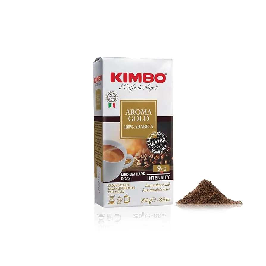 Kimbo Coffee Aroma Gold , Ground Coffee (250g)