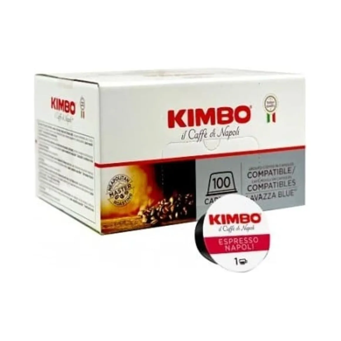 Kimbo Napoli Coffee Capsules - Lavazza Blue Compatible  (96 Capsule Pack)