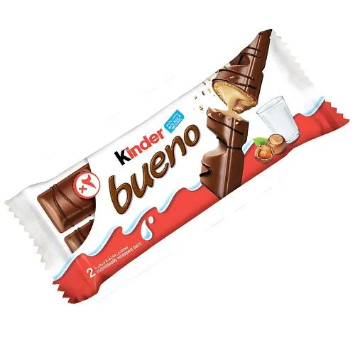 Kinder Kinder Bueno Milk & Hazelnut Chocolate Bar - 43g