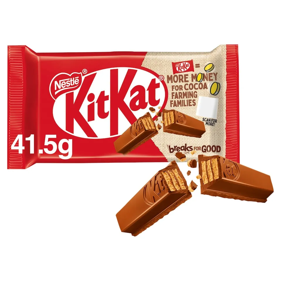 Kit Kat 4 Finger Milk Chocolate Bar 41.5g