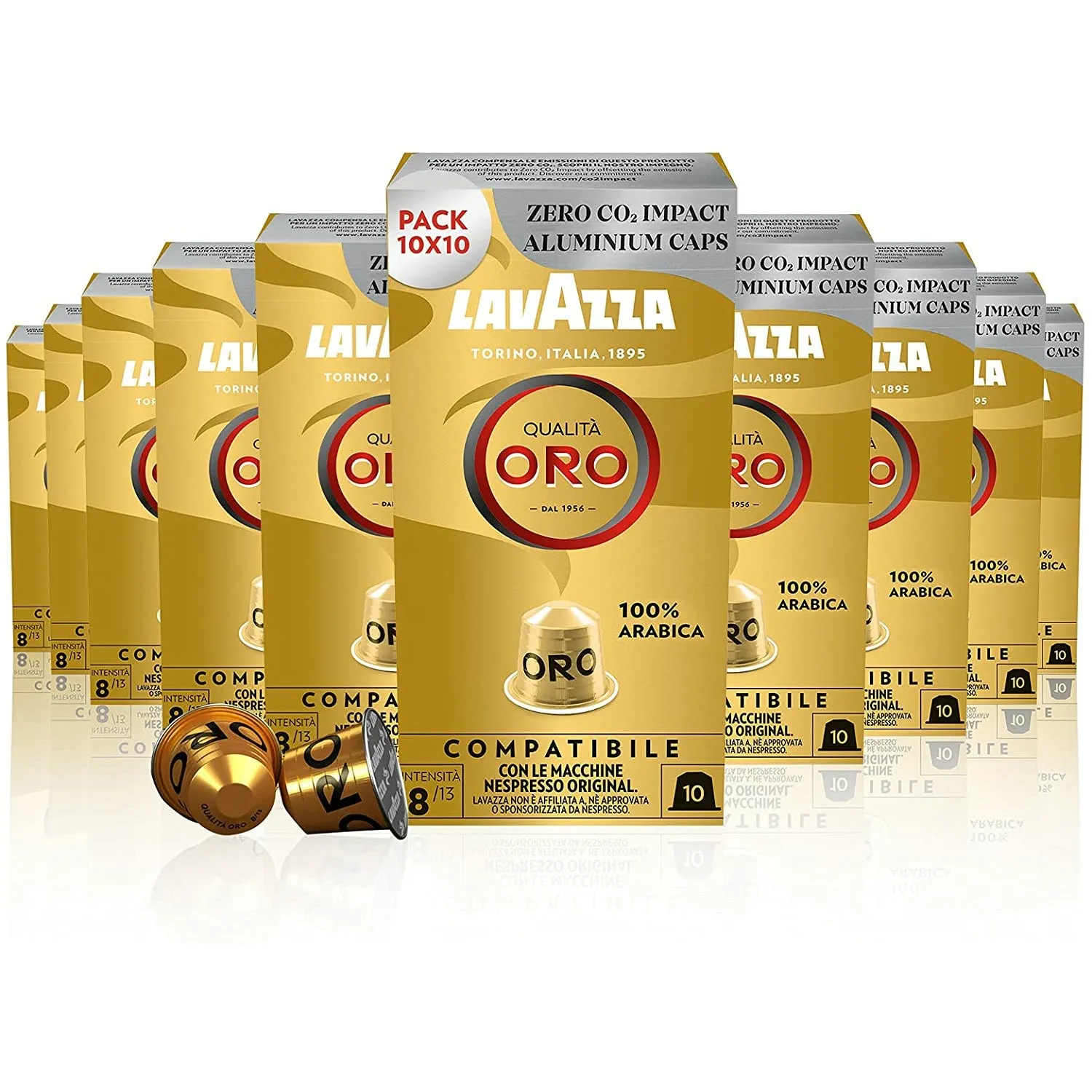 Lavazza Qualita Oro - Nespresso Compatible (10 Capsule Pack)