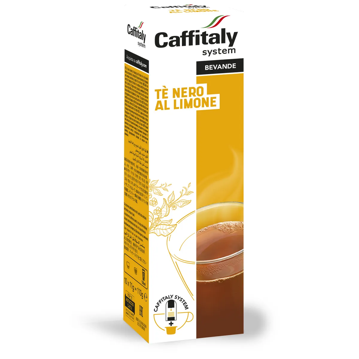 Lemon Flavored Tea  â€“ Caffitaly system - 10 Capsule