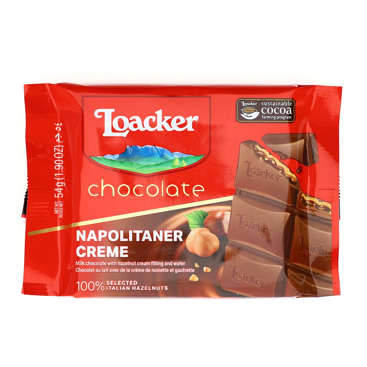 Loacker Napolitaner Creme Chocolate  - 54gr