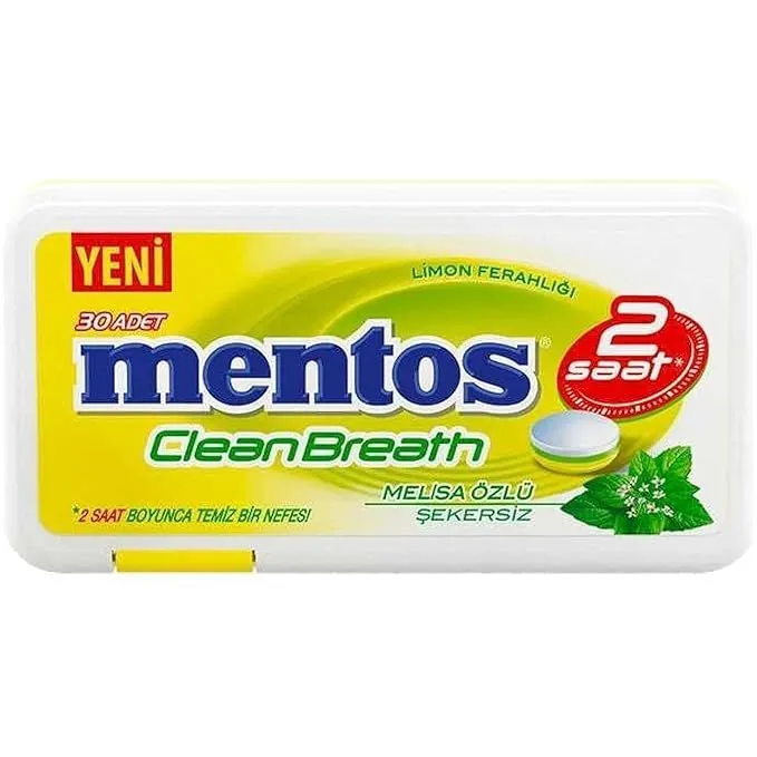 Mentos Clean Breath Lemon Freshness 21g