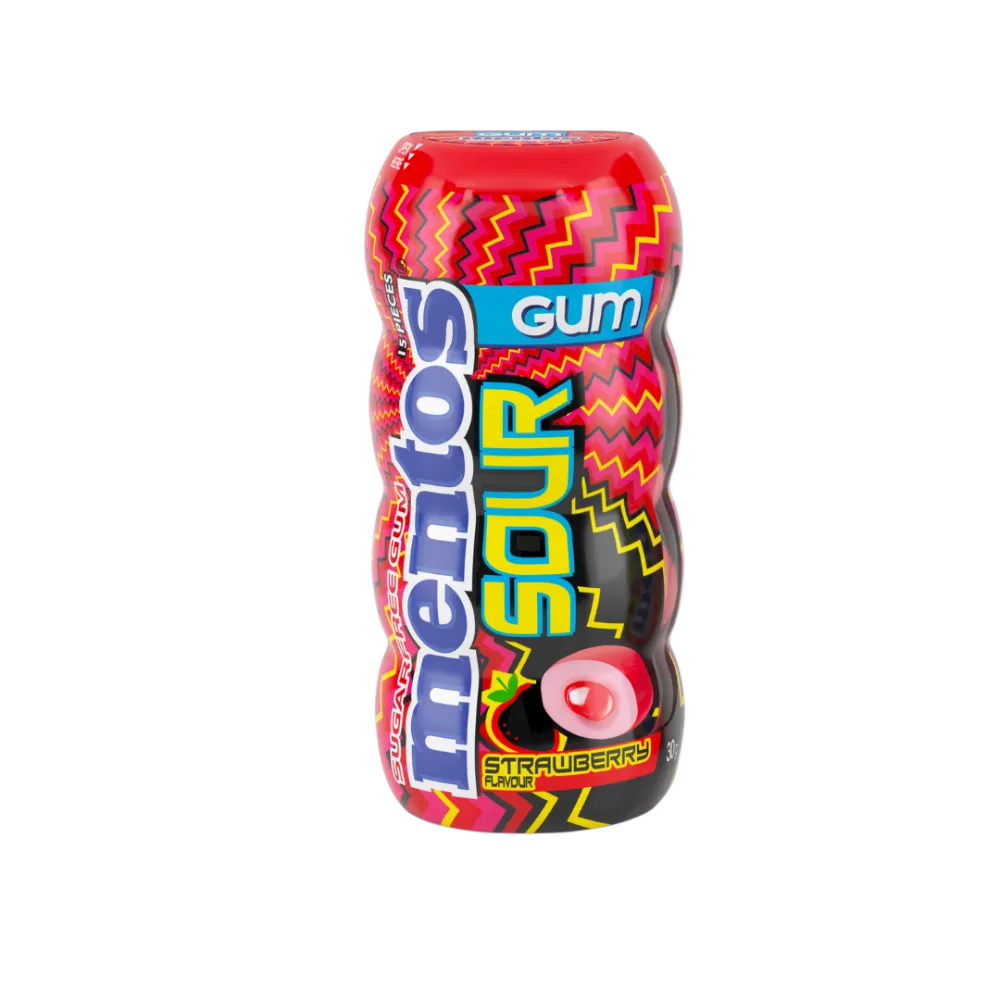 Mentos Pure Fresh Sour Strawberry 30g