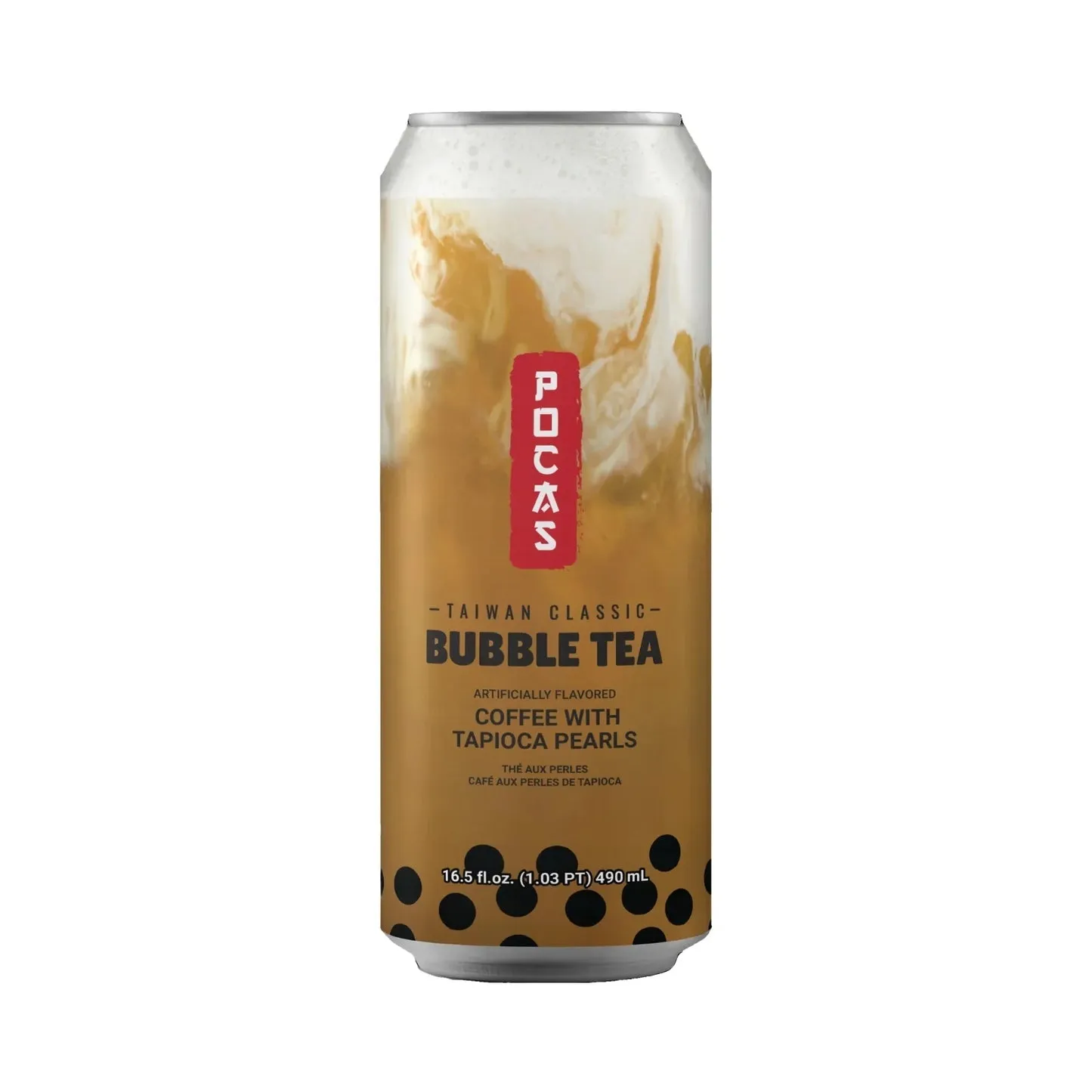Pocas Bubble Tea Coffee with Tapioca Pearls 490ml