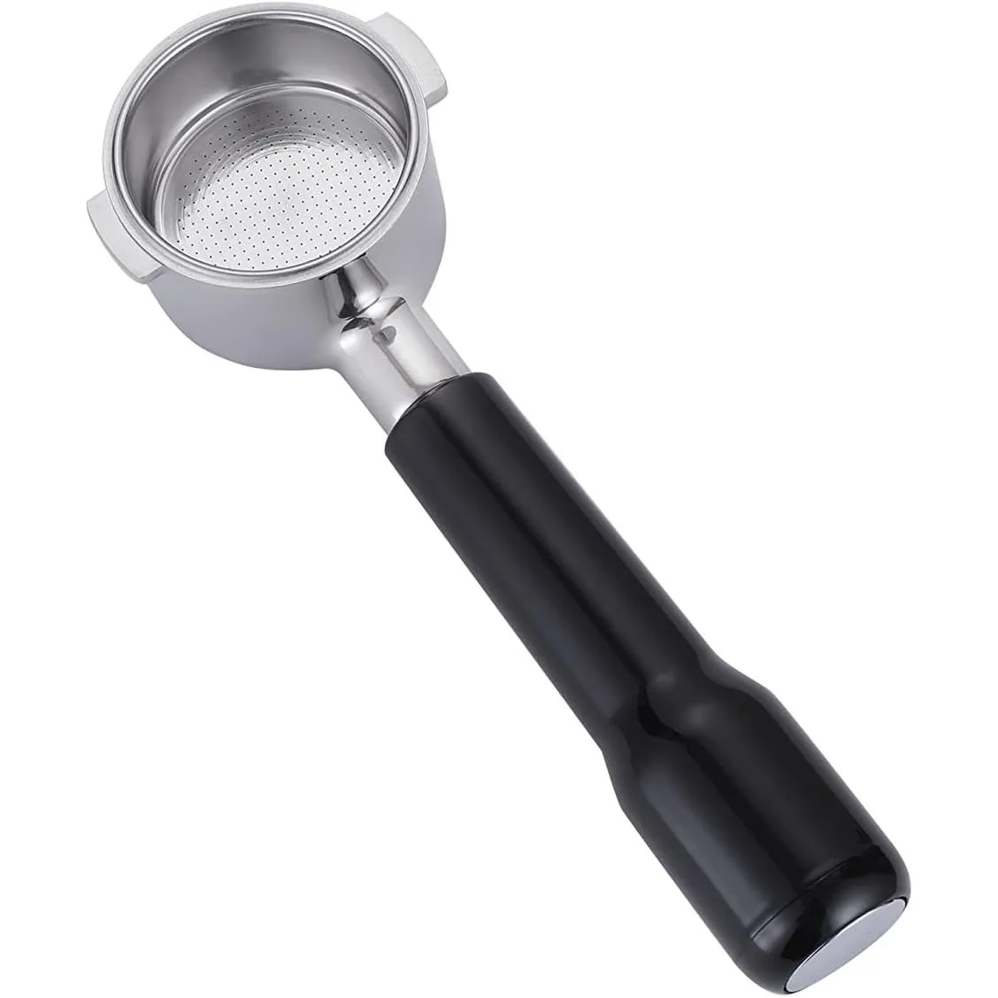 Stainless Steel bottomless Non Pressurized Portafilter, 51mm - for small Delonghi Machines ,