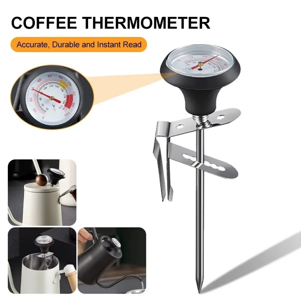 [ACC-THERM-01] Stainless Steel Milk Thermometer for Coffee