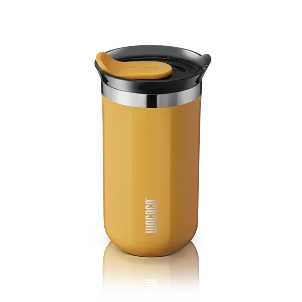 Wacaco OCTAROMA Lungo, Vacuum Insulated Mug: Amber Yellow - 300ml