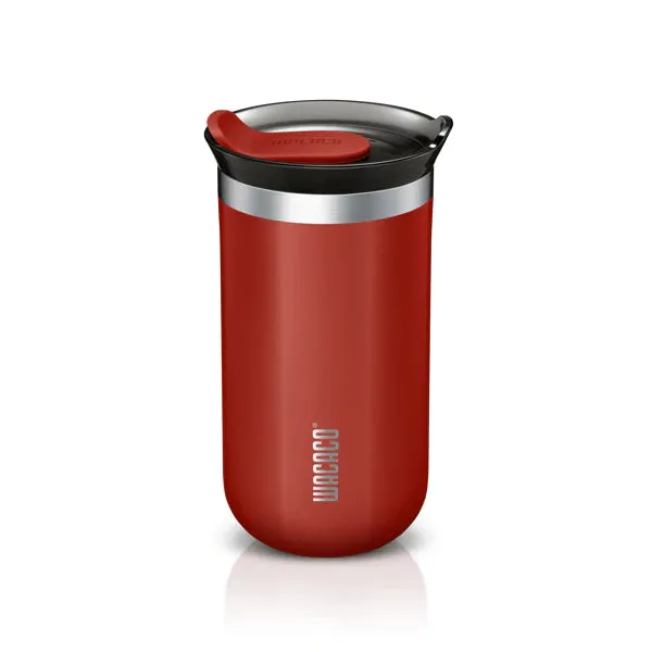 [Wac-300] Wacaco OCTAROMA Lungo, Vacuum Insulated Mug: Carmine Red - 300ml