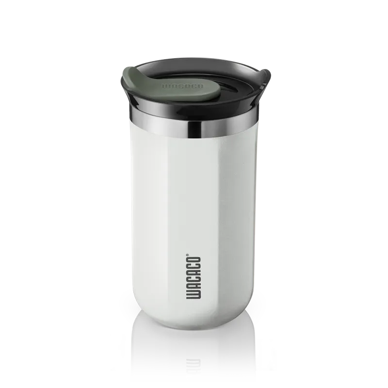 Wacaco OCTAROMA Lungo, Vacuum Insulated Mug: Ceramic White - 300ml