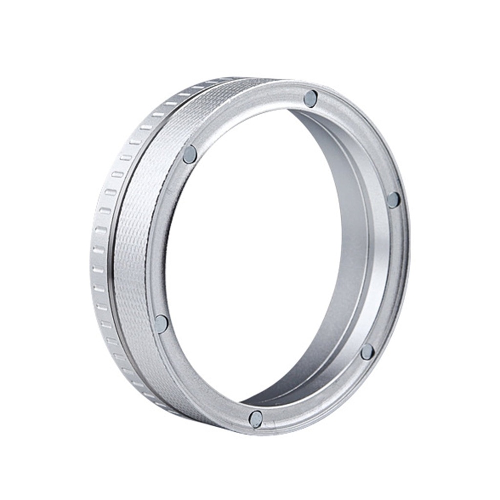 [ACC-DosMag-51] Dosing Funnel, Magnetic Attaching, Aluminum, Silver 51mm/53mm/58mm (51mm)