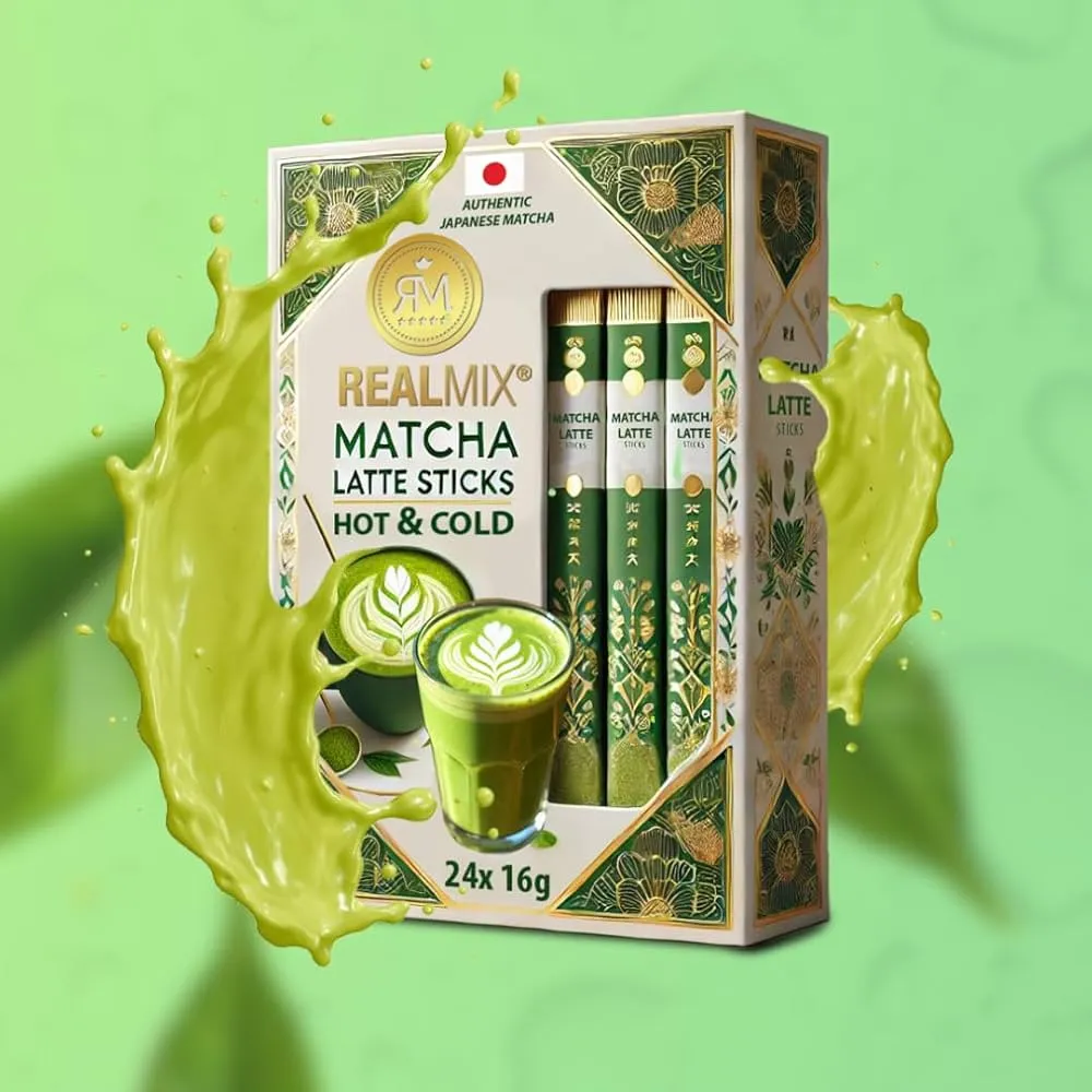 Authentic Japanese Matcha Green Tea Latte 16g -1 Sachets