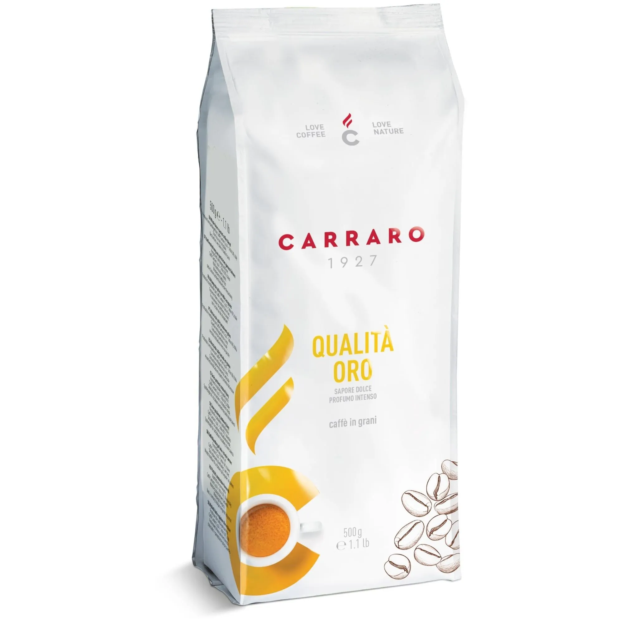 Carraro QualitÃ  Oro Coffee beans (500g)