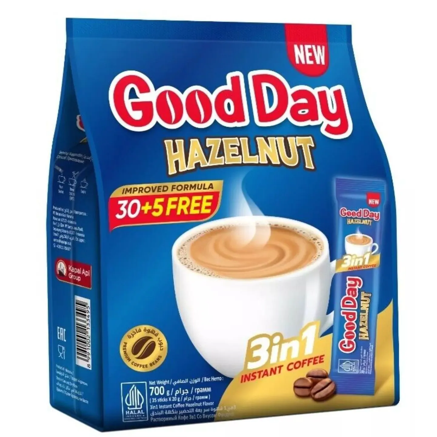Good Day Instant Hazelnut 3in1 - 20gx35