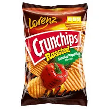 Lorenz Crunchips Roasted Smoky Paprika Potato Chips - 120g