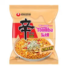 Nongshim Noodles Stir Fry Shin Ramyun (Toomba Flavour) 136 G