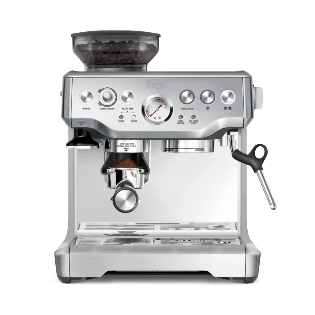 Sage (Breville) Barista Express Semi-Automatic Coffee Machine with integrated Grinder - Silver