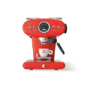 illy X1 Ground Coffee & ESE PODS Coffee Machine - Red