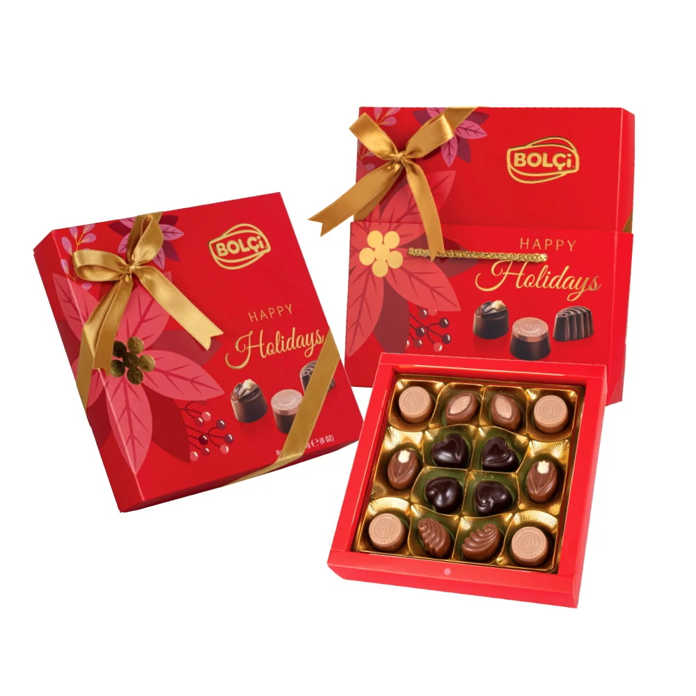 Bolçi Happy Holidays Milk Giftbox Chocolate 170g  
