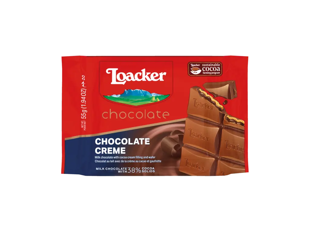 Loacker Creme Chocolate - 50gr 