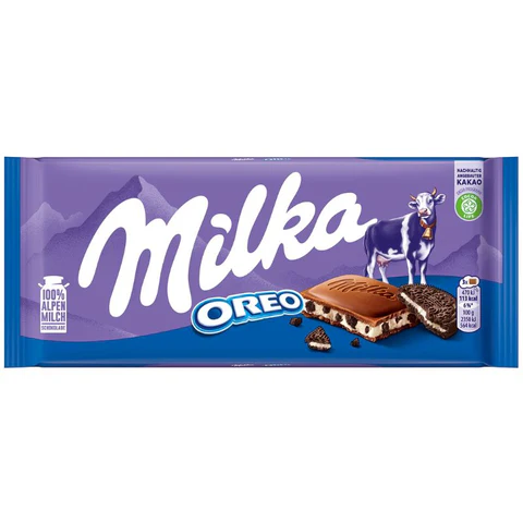 Milka Oreo Chocolate Bar - 55g