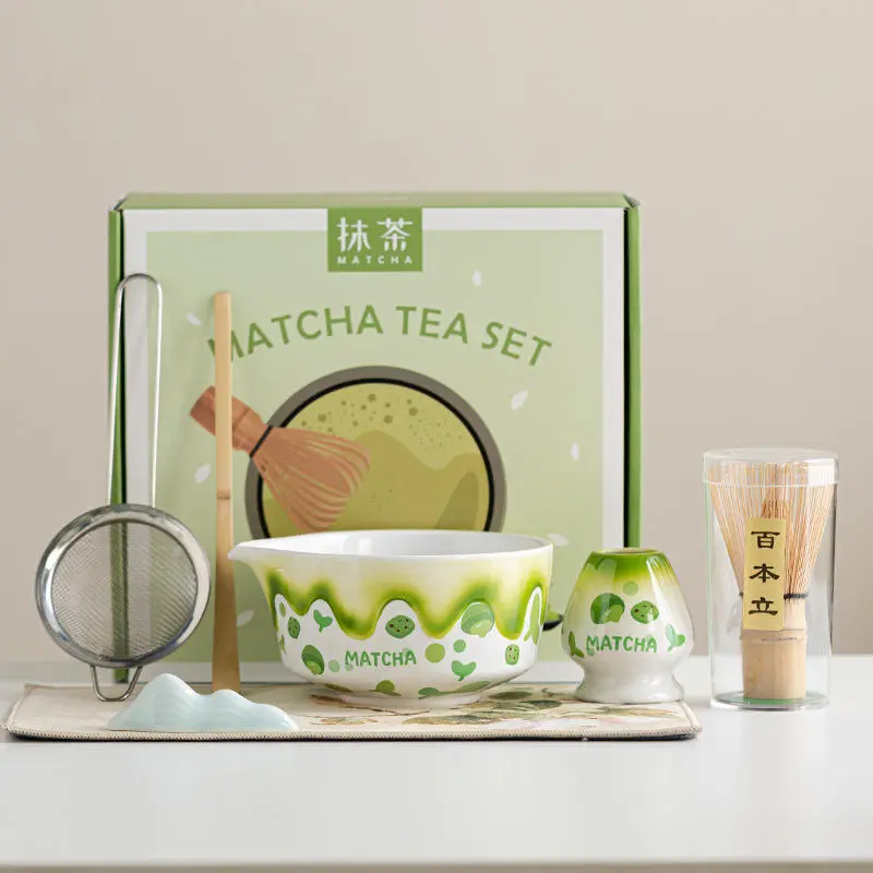 [MTCHST-03] Matcha Tea making set, Matcha Green